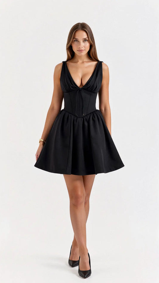 Seraphina Satin Mini Dress